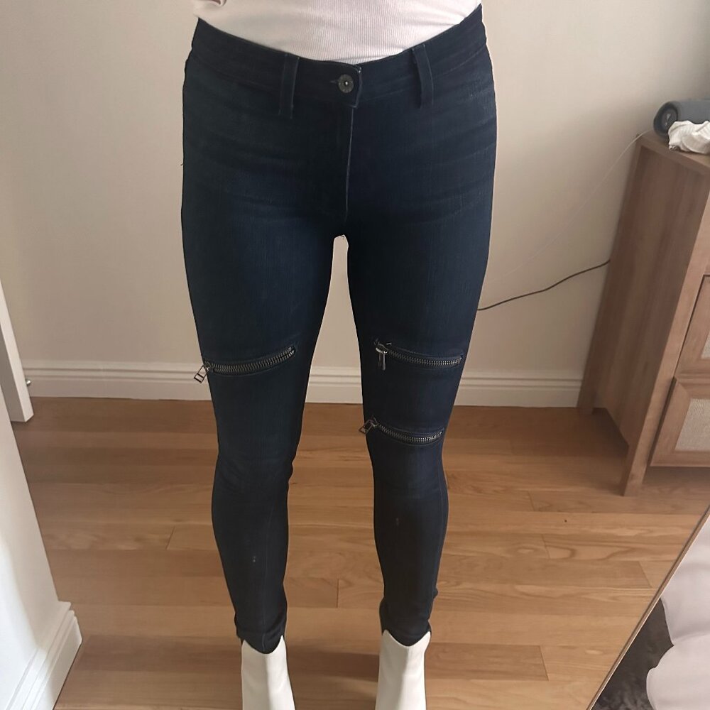 Carmar Zipper Skinny Jeans